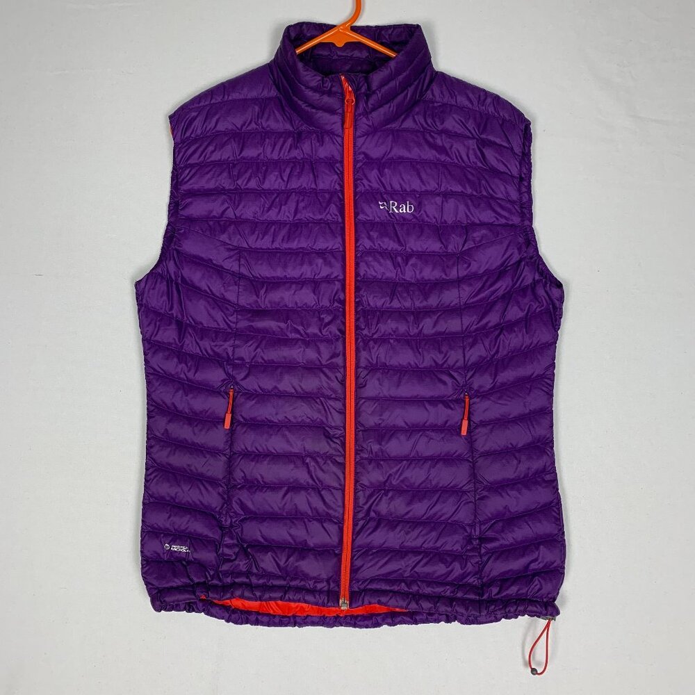 Rab Pertex Microlight Puffer Vest Women's US Large UK 14 Purple